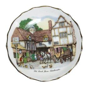 Vintage Tuscan English Bone China Trinket Dish